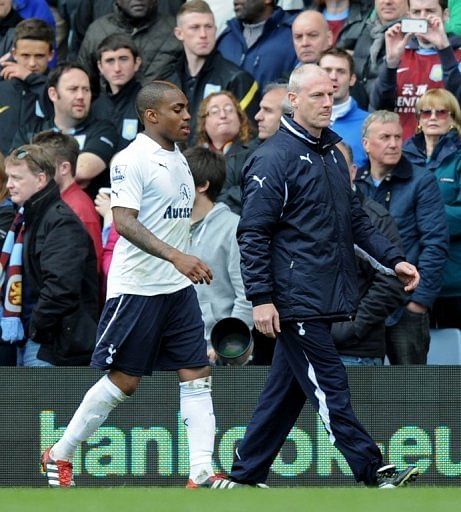 Tottenham Hotspur's English defender Danny Rose (L), pictured in May